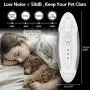 Dog Nail Grinder, AIIYME Pet Nail Trimmer Grinder LED Lighting 3-Speed Electric Rechargeable Pet Nail Grinder Nail Clippers Painless Paws Grooming Trimming for Dogs Pets, 2 Grinding Wheels,1 Nail File