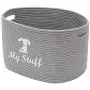 Geyecete Dog Storage Basket Oval Cotton Rope Basket Dog Toy Storage Basket - Laundry Basket Storage Bin Pet Toy Storage Boxes Living Room Organizer Geyecete Dog Storage Basket Oval Cotton Rope Basket Dog Toy Storage Basket - Laundry Basket Storage Bin Pet Toy Storage Boxes Living Room Organizer