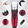 PBQWER Dog Grooming Clippers Kit Cordless Professional Low Noise Quiet Pet Clippers Rechargeable for Dogs Cats Hair Clippers Shaver Dogs Grooming Kit Set,White