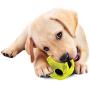 Nerf Dog 3.5in Squeak Bash Rubber Wrapped Tennis Ball: Green, Dog Toy