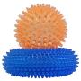 Medium Squeaker Ball and Medium Squeaker Circle Dog Toy, Cleans Teeth and Promotes Good Dental and Gum Health for Your Pet