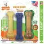 Nylabone Healthy Edibles and Flexi Chew Value Pack Bacon & Chicken Flavor Small/Regular - Up to 25 lbs. Nylabone Healthy Edibles and Flexi Chew Value Pack Bacon & Chicken Flavor Small/Regular - Up to 25 lbs.