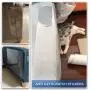 Bihuo Anti-Scratch Cat Protector Tape for Wood Furniture and Sofas Sheets, Transparent Deterrent, Leather Couches-Long Lasting Sheild Indoor Protector- 10 PCs Bihuo Anti-Scratch Cat Protector Tape for Wood Furniture and Sofas Sheets, Transparent Deterrent, Leather Couches-Long Lasting Sheild Indoor Protector- 10 PCs
