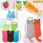 11 Pieces Cat Catnip Toys Cartoon Square Catnip Cat Chew Toys Interactive Cute Cat Entertaining Toys for Pet Kitten Cat Playing Chewing Grinding Claw and Teeth Cleaning, Assorted Styles 11 Pieces Cat Catnip Toys Cartoon Square Catnip Cat Chew Toys Interactive Cute Cat Entertaining Toys for Pet Kitten Cat Playing Chewing Grinding Claw and Teeth Cleaning, Assorted Styles