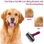 SORADD 2 in 1 Dematting Comb & Dematting Undercoat Rake for Dogs and Cats, Double Sided Undercoat Pet Grooming Brush for Removing Mats & Tangles, Great for Short to Long Hair Small Large Breeds SORADD 2 in 1 Dematting Comb & Dematting Undercoat Rake for Dogs and Cats, Double Sided Undercoat Pet Grooming Brush for Removing Mats & Tangles, Great for Short to Long Hair Small Large Breeds
