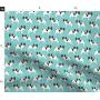 Spoonflower Fabric - Papillon, Dogs, Aqua, Toy Breed, Toy Spaniel, Blue, Puppy, Pet Printed on Performance Piqué Fabric by The Yard - Performance Athletic Apparel Fashion