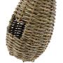 Rhfemd Hanging Birdhouse Natural Fiber Finch Bird Nest Hut Outdoor Cage Shelter Hideaway