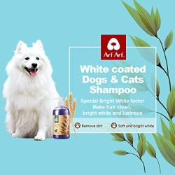 Arf Arf Anti ltch & Allay Irritation Oatmeal Dog Shampoo for Dry Itchy Skin - Natural Dog Shampoo for Smelly Dogs - Tearless Formula for Your Dogs Comfort | Made in Taiwan | (White Coated Pet Shampoo)