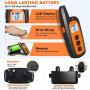 Nest 9 Dog Shock Collar, Dog Training Collar with Remote, Rechargeable Dog Collar, Waterproof with Vibration, Beep, Shock Modes, 16 Shock Level, Up to 1000Ft Range, for Small Medium Large Dogs