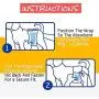 SENYEPETS Disposable Male Wraps Dog Diapers,12Pcs (48 Count-XS)