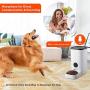 Yescom 6L Smart Automatic Pet Feeder 2.4G WiFi 1080P Camera 10s Voice Record Programmable Timer Food Dispenser Dog Cat