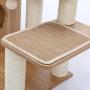 Xinyu Cat Tree Modern Cat Tower Featuring with Fully Sisal Covering Scratching Posts, Deluxe Condos and Large Space Capsule Nest