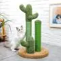 PAWZ Road Cat Scratching Post Cactus Cat Scratcher Featuring with 3 Scratching Poles and Interactive Dangling Ball PAWZ Road Cat Scratching Post Cactus Cat Scratcher Featuring with 3 Scratching Poles and Interactive Dangling Ball