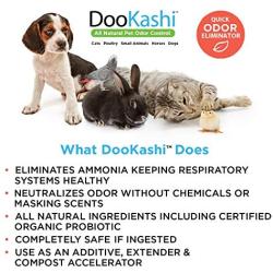 Dog Urine Odor Eliminator with All-Natural Ingredients – Pet Odor Eliminator for Yard Featuring Unique Probiotic Powered Formula – Non- GMO Project Verified - Dookashi for Dogs 4.5 lb