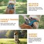 Dog Harness No Pull with Handle Reflective Oxford Material, Adjustable Easy Walk Outdoor Padded Dog Vest Harness Easy Control for Medium Large Dogs Unique Design Harnesses for Training Walking Hiking