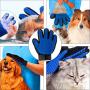 WinnowTe Portable Pet Cleaning Kit,pet Grooming Gloves,Dog Paw Cleaner Cup,pet Cleaning Brush Cup,pet Glove Hair Removal,flea Comb，Suitable for Pets Such As Cats and Dogs