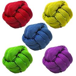 Multipet Ballistic Nylon Interwoven Ball Dog Toy, 3.5''