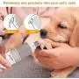Intsun Pet Nail Grinder for Dogs Stepless Speed Electric Dog Nail Grinder 40DB Ultra Quiet with 3 Ports Rechargeable Nail Trimmer Painless Paws Grooming Smoothing Claw Care for Medium Small Dogs, Cats