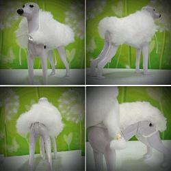 Dog Model, Dog Mannequin + Dog Wig for Scissoring Practice for Dog Groomers