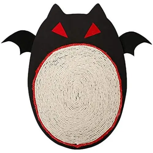 Norbi Pet Cat Scratching Post Bat-Shaped Durable Sisal Scratcher Sleeping Pad