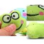 LFOZ Pet Cute Cat Toy Creative Simulation Mint Fruit Animal Plush Toy 2019 Multicolor Pineapple Strawberry Frog Chew Pet Toy for Cat (Color : Strawberry)