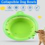 FANIMAL Collapsible Dog Bowl,2 Pack Collapsible Dog Water Bowl for Travel Walking, Portable Silicone Dogs Bowl Pet Food Water Feeder Bowls for Dog Cat with Suction Pad & Carabiner