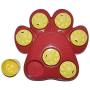 Winnii Multifunction Pet Bowl Feeder 7 Holes Dog Paw Educational Toys Puppy Puzzle Safety Plastic Dog Toy