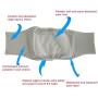 Ohbabyka Resuable Wrap Diapers for Male Dogs, Male Dog Belly Band (Pack of 3), Size M Ohbabyka Resuable Wrap Diapers for Male Dogs, Male Dog Belly Band (Pack of 3), Size M