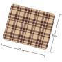 Old Fashioned Check Plaid Pattern Scottish Tartan Inspired Geometric Design Square Mouse Pad style19 1822cm