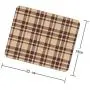 Old Fashioned Check Plaid Pattern Scottish Tartan Inspired Geometric Design Square Mouse Pad style19 1822cm