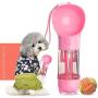 Aynone Pet Water Bottle, Portable Dog Water Bottle Pet Water Bottles for Dogs with Poop Shovel and Garbage Bag for Travelling, Walking, Portable Dog Bowl Water Bottle Capacity 300ml