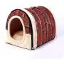 Soft Pet Dog Cat House Tent, Kennel Foldable Doggy Winter Warm Cushion Basket Animal Bed Cave Pet Bed Toy Soft Pet Dog Cat House Tent, Kennel Foldable Doggy Winter Warm Cushion Basket Animal Bed Cave Pet Bed Toy