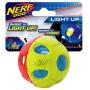 Nerf Dog 2.5in LED Bash Ball, Red/Green Dog Toy
