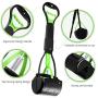 PPOGOO Non-Breakable Pet Pooper Scooper for Dogs and Cats with Long Handle High Strength Material and Durable Spring for Easy Grass and Gravel Pick Up