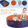 Fuloon PVC Pet Swimming Pool Portable Foldable Pool Dogs Cats Bathing Tub Bathtub Wash Tub Water Pond Pool Pet Pool & Kiddie Pools for Kids in The Garden