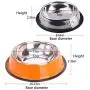 Youmeisha Dog Bowls Stainless Steel Dog Bowl with Non Slip Rubber Base Pet Bowls for Food or Water, Suitable for Puppy Cats and Kittens Feeder Bowl 2 Pack Youmeisha Dog Bowls Stainless Steel Dog Bowl with Non Slip Rubber Base Pet Bowls for Food or Water, Suitable for Puppy Cats and Kittens Feeder Bowl 2 Pack