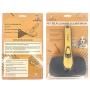 Canple Self-cleaning Slicker Brush for Medium Long Hair Types Dog and Cat, Removes Loose Hair Undercoat Effectively Reduce Mats & Tanglings Grooming Brush