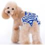 Alfie Pet - Charlotte Diaper Dog Sanitary Pantie with Suspender for Girl Dogs - Color: Blue, Size: Small