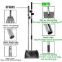 Pooper Scooper for Large Dogs, Metal Aluminum Tray and Rake Poop Scoop Set with Adjustable Stainless Steel Long Handle, Pet Waste Removal Heavy Duty Poop Scooper, Great for Lawns, Grass, Dirt, Gravel Pooper Scooper for Large Dogs, Metal Aluminum Tray and Rake Poop Scoop Set with Adjustable Stainless Steel Long Handle, Pet Waste Removal Heavy Duty Poop Scooper, Great for Lawns, Grass, Dirt, Gravel