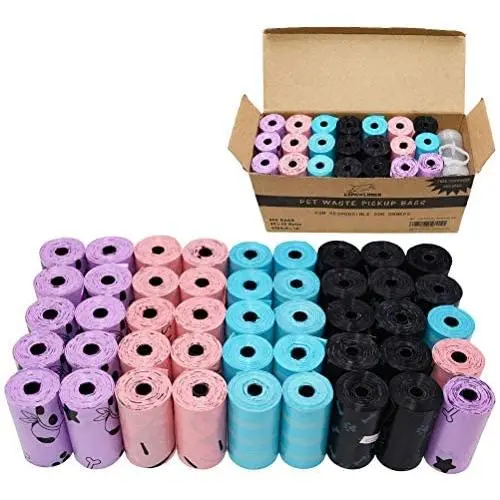 Dog Poop Bags with Dispenser - Eco-Friendly 45 Rolls / 900-Count Bone Printed Waste Bags for Dog and Cat. Dog Poop Bags with Dispenser - Eco-Friendly 45 Rolls / 900-Count Bone Printed Waste Bags for Dog and Cat.