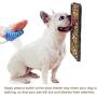 FTGO 4 in 1 Slow Feeder Dog Bowls, Fun Feeder Non Slip Puzzle Bowl & Pet Lick Mat No Chocking Slow Feeder Bloat Stop Dog Cat Food Water Bowl with Funny Pattern