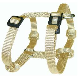 Hamilton Adjustable Comfort Dog Harness Fits Chest Size 30 to 40-Inch with Brushed Hardware Ring