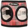 Bark Appeal Mesh Step in Harness, X-Small, Red Plaid