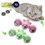 hdee Interactive Cat Catnip Toy, Cat Windmill Turntable Toy, Pet Scratch Toy Funny Kitten Toy with Catnip and Bell, Attract Cats Attention, for Cat Grooming Massage Playing, Green/Pink hdee Interactive Cat Catnip Toy, Cat Windmill Turntable Toy, Pet Scratch Toy Funny Kitten Toy with Catnip and Bell, Attract Cats Attention, for Cat Grooming Massage Playing, Green/Pink