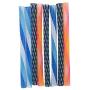 JpGdn 8Pcs Cat Spring Tube Toy Elastic Tunnel for Pet Kitten Kitty Colorful Stretchable Interactive Play Toy