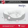 Ethical Pets Sleep Zone Carved Plush Pet Bed - Pet Bed for Cats and Small Dogs  -  Attractive, Durable, Comfortable, Washable. by SPOT