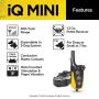 Dogtra IQ Mini Small Dog Remote Training System - 400 Yard Range Collar, Rechargeable Remote Trainer, Waterproof, Static, Vibration Pager Training with PetsTEK Dog Training Clicker
