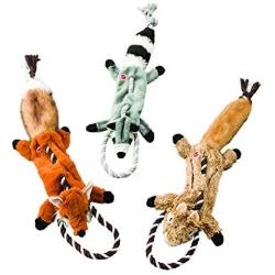 SPOT Ethical Pets Forest Chipmunk Skinneeez Tugs Stuffingless Dog Toy, 23'', Model:54180