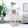 PAWZ Road Cat Tree 60 Inches Multilevel Cat Towers with Luxury Condos,Fully Wrapped Sisal Scratching Post,Plush Hammock and Dangling Balls