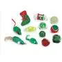 Grriggles Zanies Fun Filled Holiday Cat Stocking with Assorted Cat Toys Grriggles Zanies Fun Filled Holiday Cat Stocking with Assorted Cat Toys